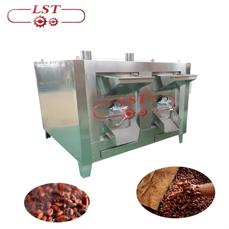 peanuts roaster cocoa bean processing machine