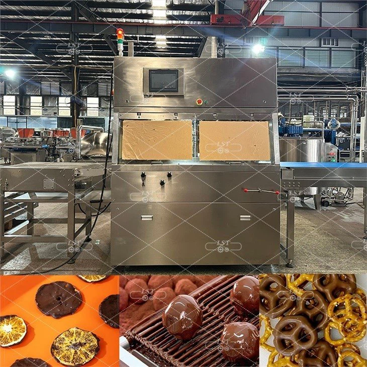 dried fruits chocolate enrobing machine